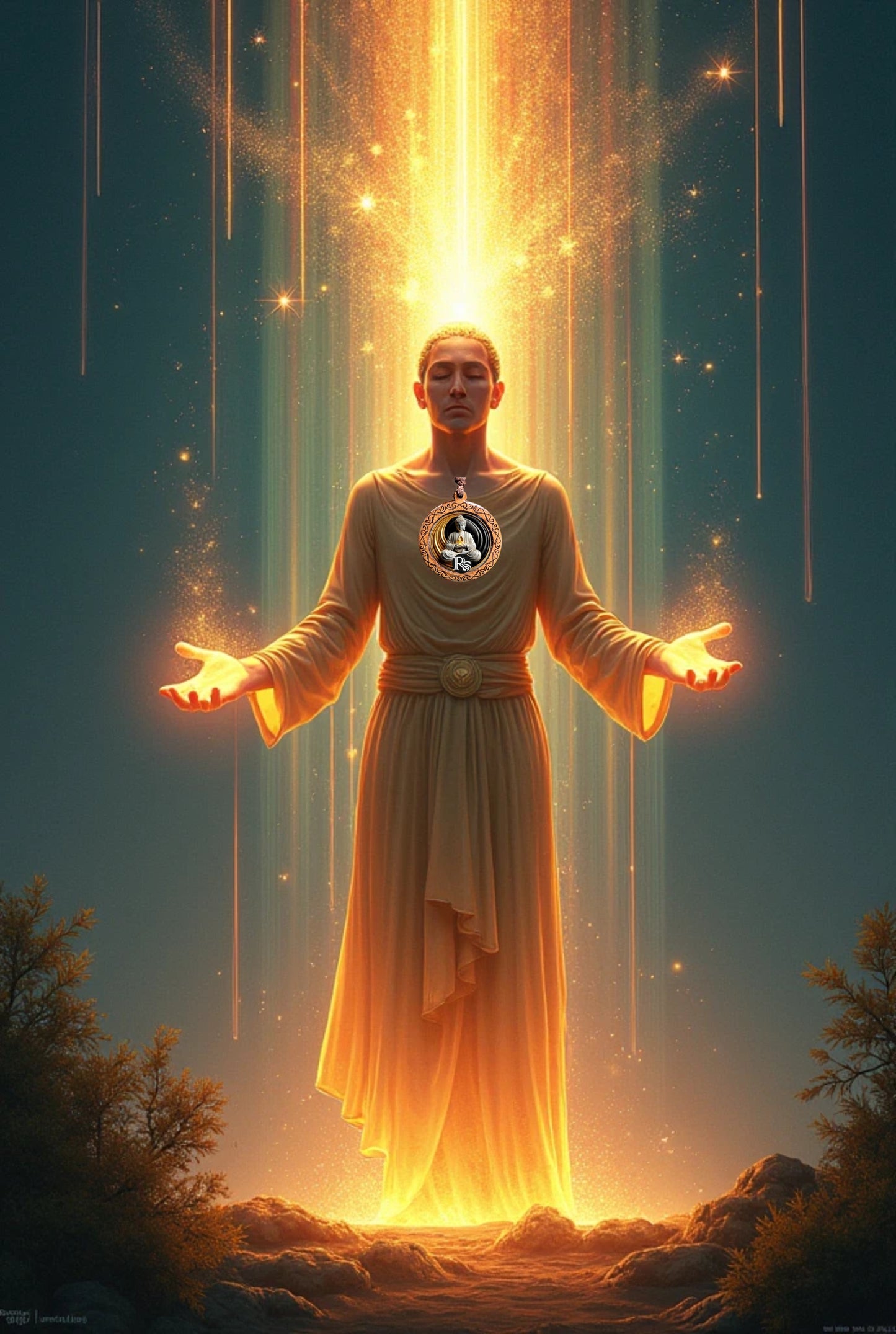 Pendentif RESON’ESSENS Bouddha paix