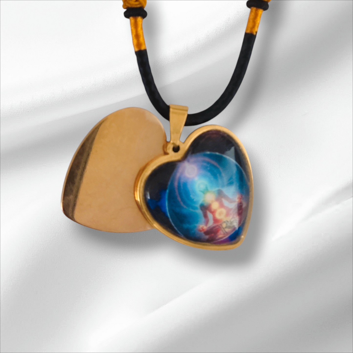 Verticalité pendentif cœur
