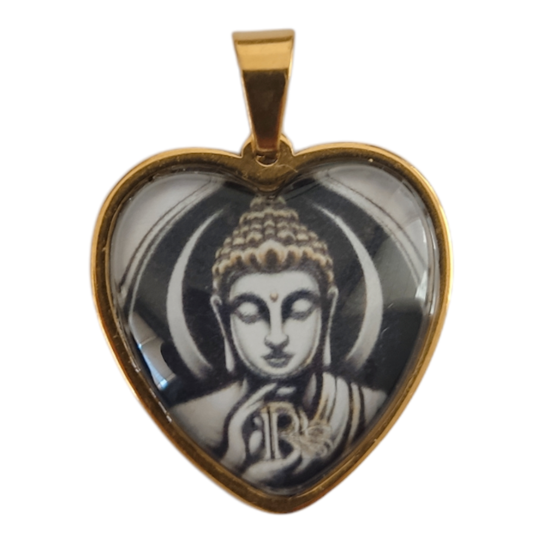 Verticalité pendentif cœur