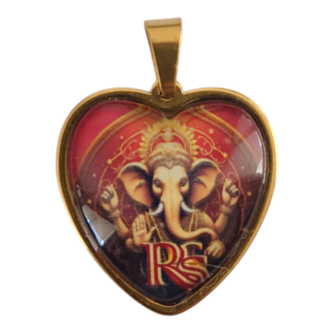 Verticalité pendentif cœur