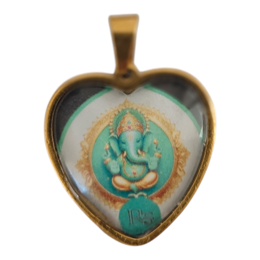Verticalité pendentif cœur