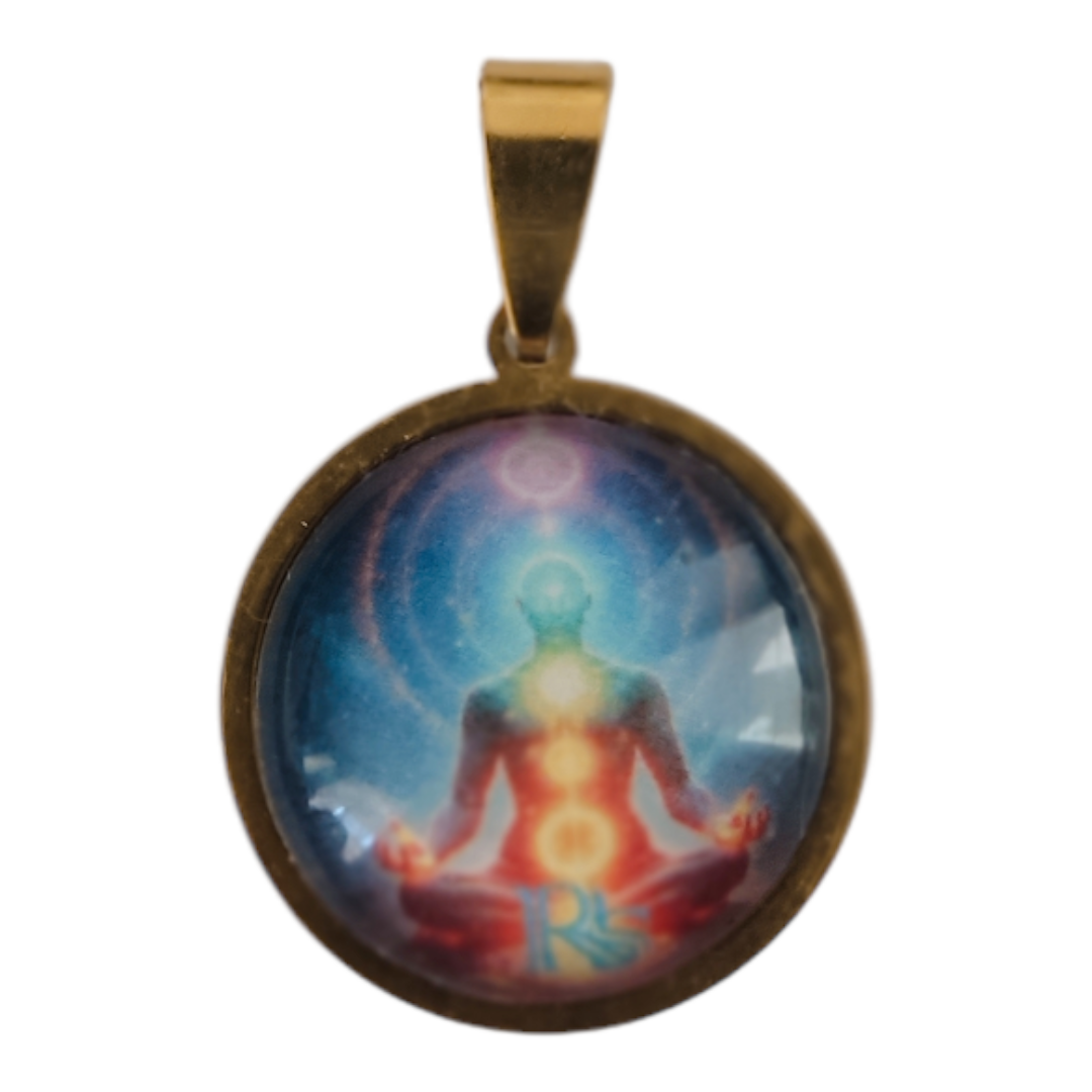 Petit pendentif circulaire verticalité