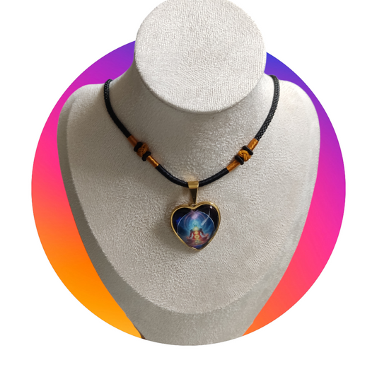 Pendentif cœur Iris mental