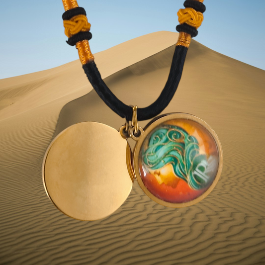 Petit pendentif circulaire verticalité