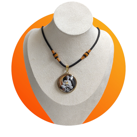 Pendentif Métal grand Bouddha paix