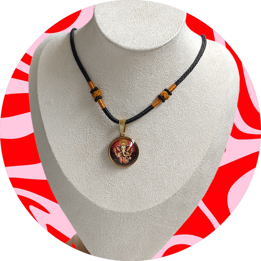 Pendentif Métal moyen Protection Yang