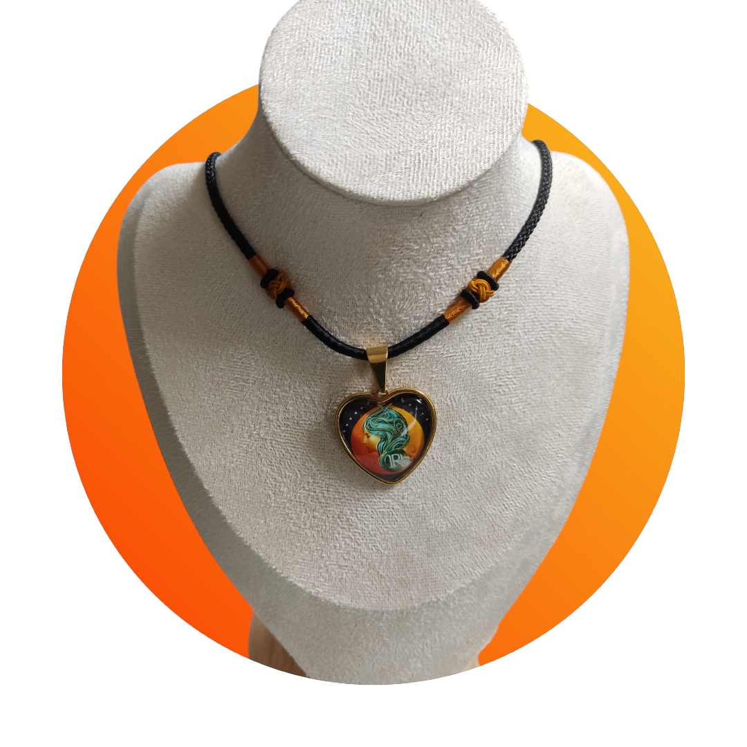 Pendentif coeur La rose des sables