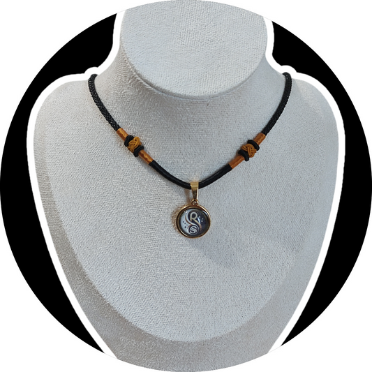 Pendentif doré moyen Tao