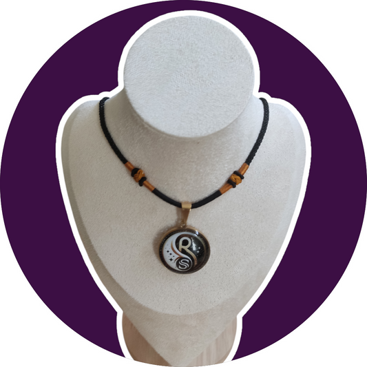 Pendentif doré grand Tao