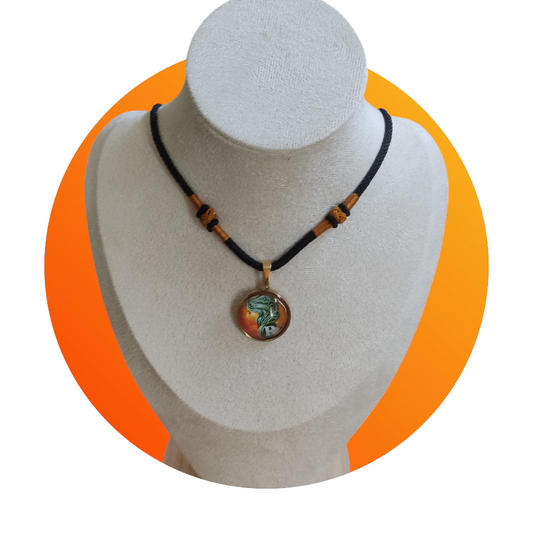 Pendentif doré moyen La rose des sables