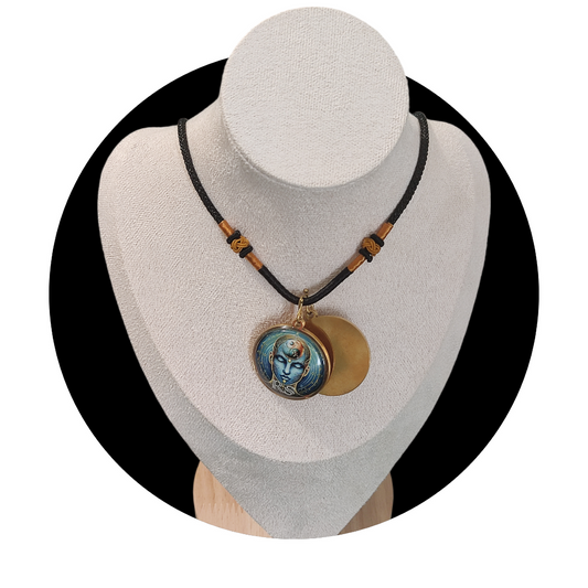 Verticalité grand pendentif